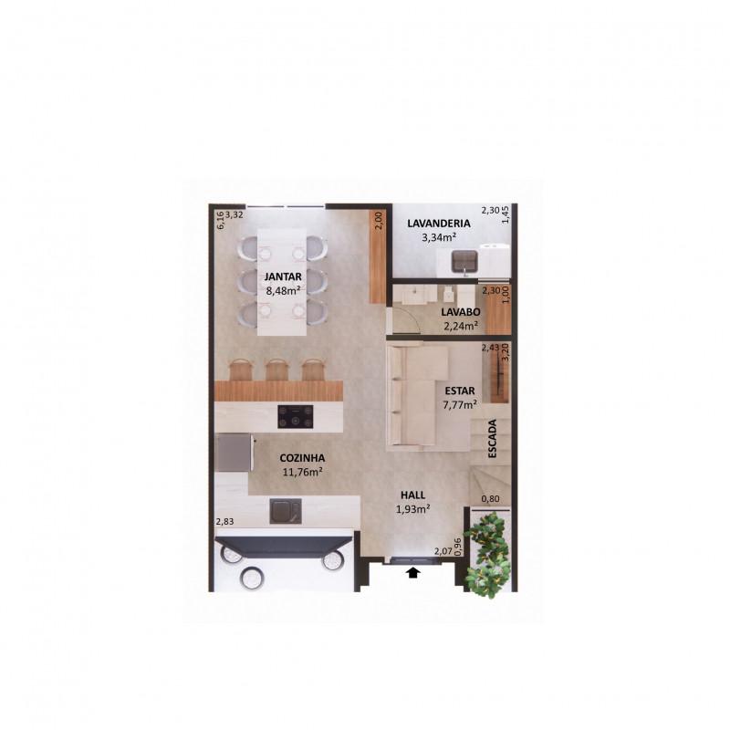 Casa à venda Itajubá com 108m² e 3 quartos por R$ 590.000 - 274909888-slide-8.JPG