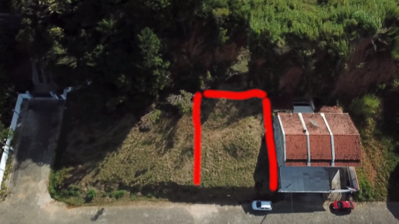 Terreno à venda Centro com 360m² e 1 quarto por R$ 150.000 - 1701452575-demarcada.png