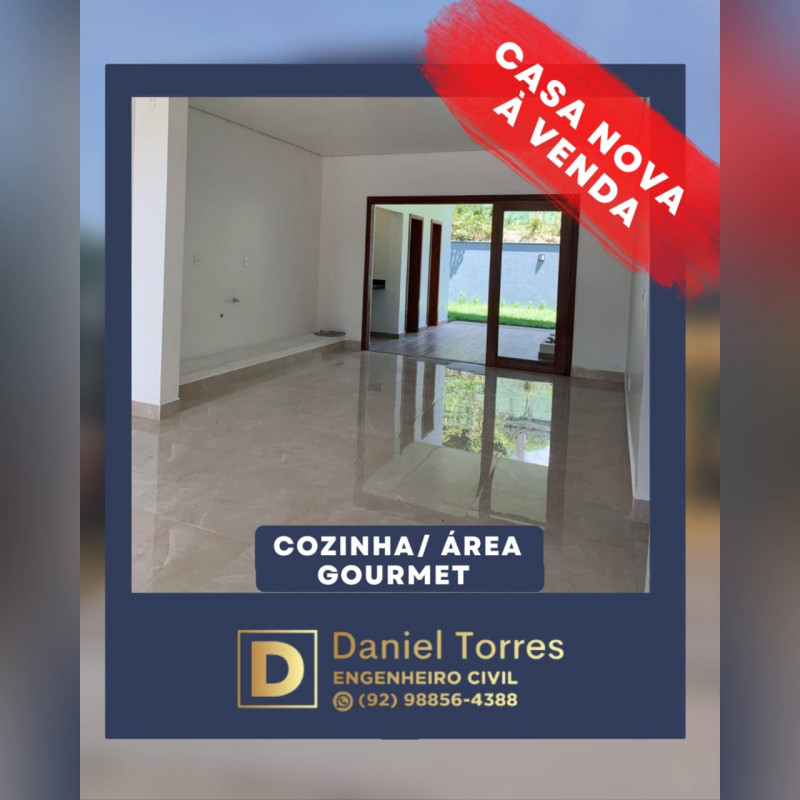 Casa de condomínio à venda Ponta Negra com 149m² e 3 quartos por R$ 780.000 - 1461684207-cozinha-gourmet.jpeg
