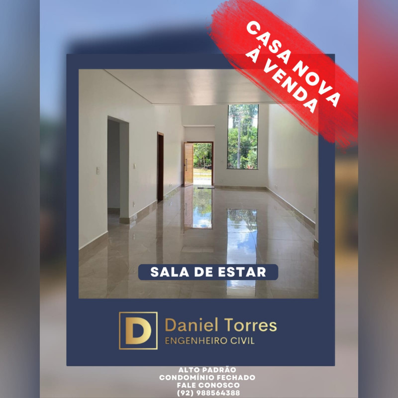 Casa de condomínio à venda Ponta Negra com 149m² e 3 quartos por R$ 780.000 - 528230035-sala-estar.jpeg