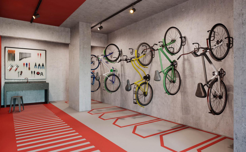 Apartamento à venda Vila Anastácio com 47m² e 2 quartos por R$ 460.000 - 1147254823-bicicletario.jpg