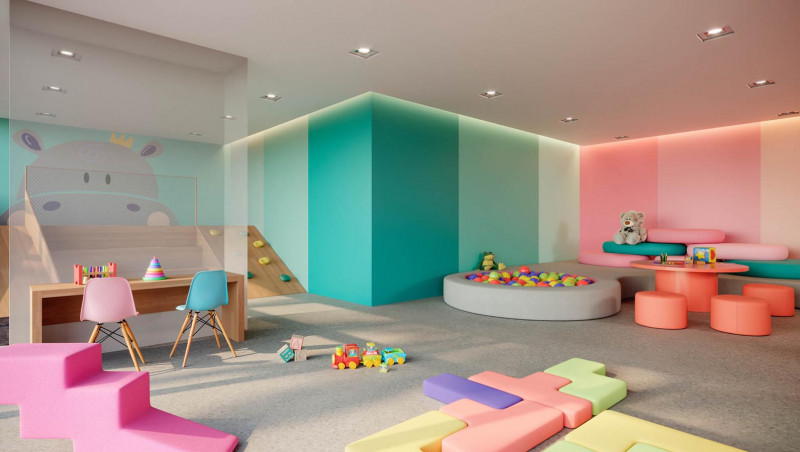 Apartamento à venda Vila Anastácio com 47m² e 2 quartos por R$ 460.000 - 159946957-brinquedoteca.jpg