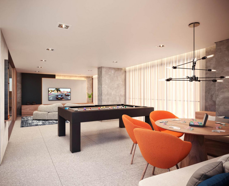 Apartamento à venda Vila Anastácio com 47m² e 2 quartos por R$ 460.000 - 1738859889-salao-de-jogos.jpg