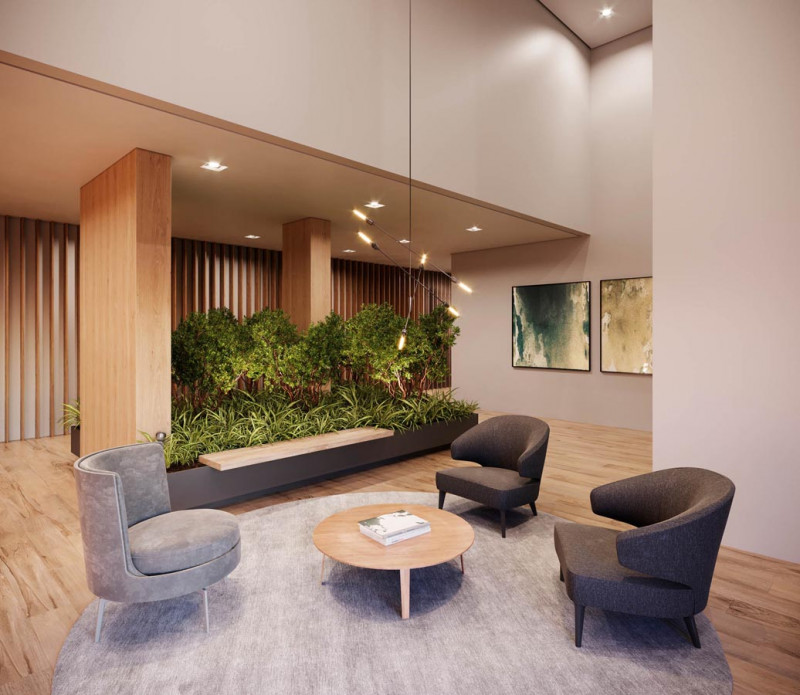 Apartamento à venda Vila Anastácio com 47m² e 2 quartos por R$ 460.000 - 363726271-hall-social.jpg