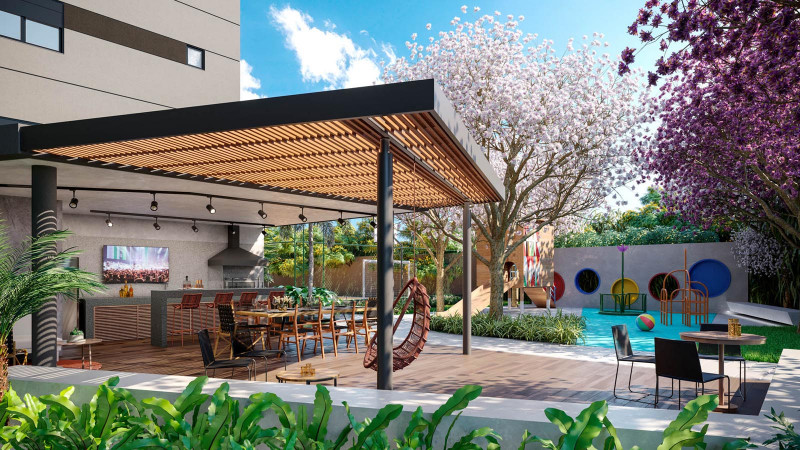 Apartamento à venda Vila Anastácio com 47m² e 2 quartos por R$ 460.000 - 864076825-churrasqueira.jpg