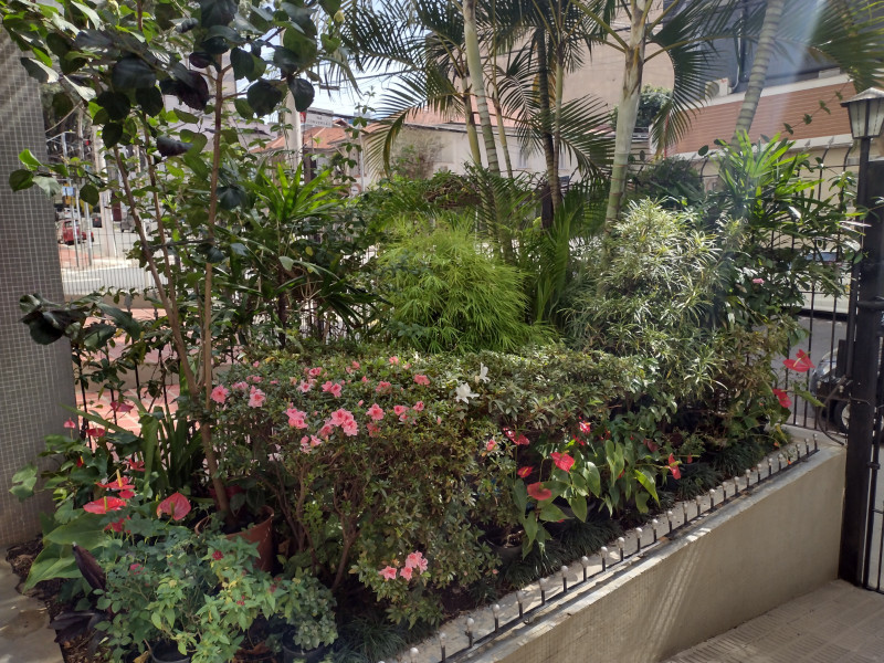 Apartamento à venda Bela Vista com 40m² e 2 quartos por R$ 430.000 - 166768972-jardim-entrada.jpg