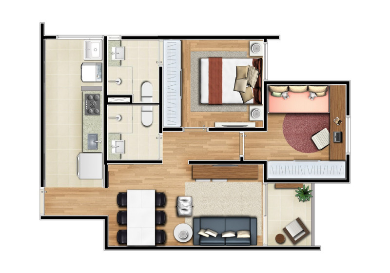 Apartamento à venda Casa Branca com 60m² e 2 quartos por R$ 450 - 1887096075-layout-tipo.jpg