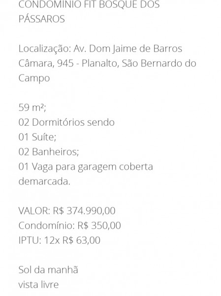 Apartamento à venda Planalto com 59m² e 2 quartos por R$ 374.999 - 568570204-img-20230508-094602.jpg