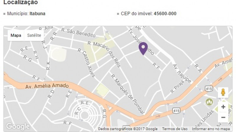 Apartamento para alugar Santo Antônio com 79m² e 3 quartos por R$ 1.300 - 1356368928-mapa.jpg