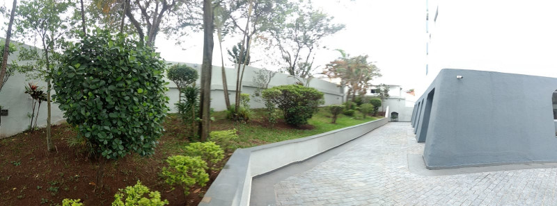 Apartamento à venda Vila Londrina com 55m² e 2 quartos por R$ 285.000 - 807718610-patio-terreo-2-acesso-ao-salao-de-festas.jpg