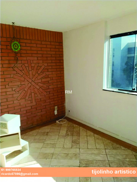 Apartamento à venda Cruzeiro Novo com 63m² e 3 quartos por R$ 480.000 - 2073075476-06-tijolinho-artistico.jpg
