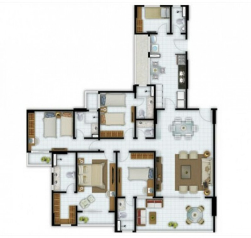 Apartamento à venda Papicu com 165m² e 4 quartos por R$ 1.550.000 - 2060005610-planta-baixa.jpeg