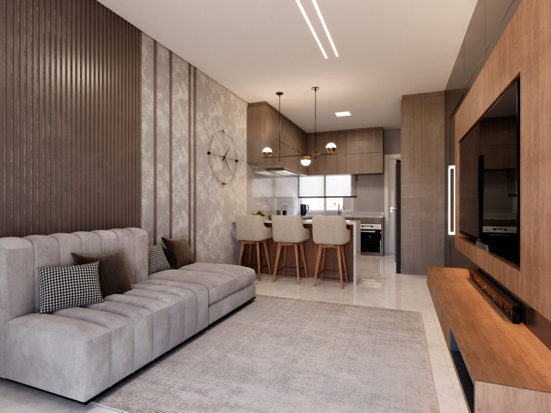 Casa à venda Centro com 89m² e 2 quartos por R$ 579.000 - living-2.jpg