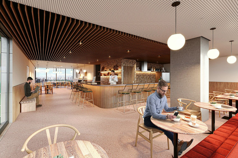 Apartamento à venda Jardim Anália Franco com 110m² e 2 quartos por R$ 1.980.000 - 1513558991-1651165054486-1622247023908-artem-perspectiva-areacomum-cafebistro-rooftop16-alta.jpg