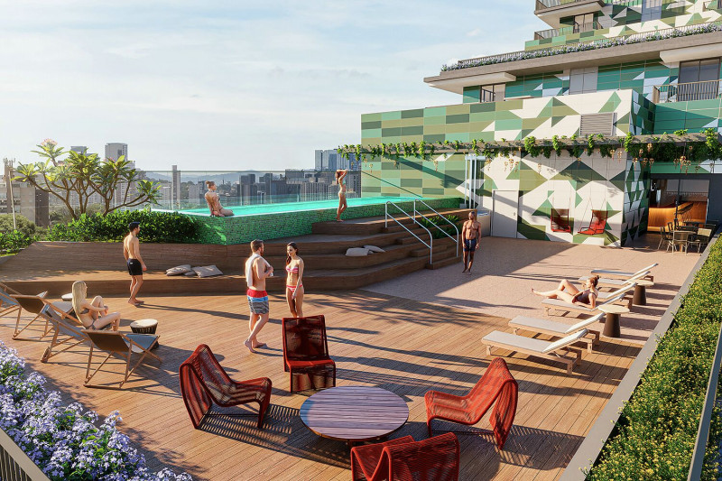 Apartamento à venda Jardim Anália Franco com 110m² e 2 quartos por R$ 1.980.000 - 567018217-1651165056302-1622247028242-artem-perspectiva-areacomum-piscina-rooftop16-alta.jpg