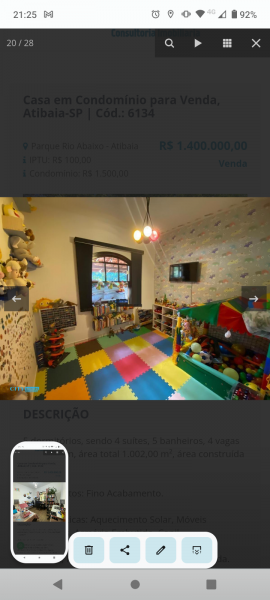 Casa de condomínio à venda Parque Rio Abaixo com 1002m² e 5 quartos por R$ 1.450.000 - 1193083564-screenshot-20230616-212535.png