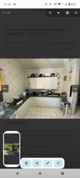 Casa de condomínio à venda Parque Rio Abaixo com 1002m² e 5 quartos por R$ 1.450.000 - 1800650643-screenshot-20230616-212515.png