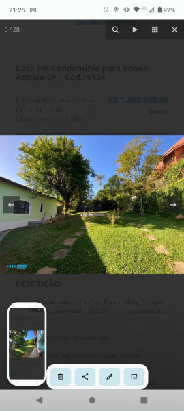 Casa de condomínio à venda Parque Rio Abaixo com 1002m² e 5 quartos por R$ 1.450.000 - 1970641913-screenshot-20230616-212500.png