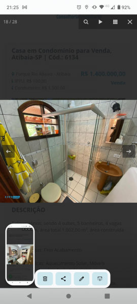 Casa de condomínio à venda Parque Rio Abaixo com 1002m² e 5 quartos por R$ 1.450.000 - 992989849-screenshot-20230616-212530.png