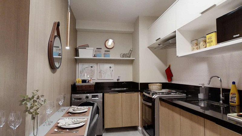 Apartamento à venda Ipiranga  com 35m² e 2 quartos por R$ 260.000 - 1179212853-cozinha-decorado-influence-ipiranga-riva-incorporadora.jpg