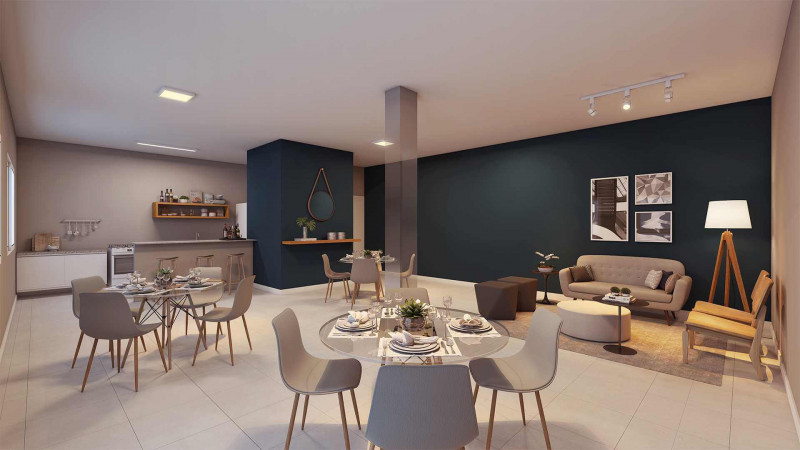Apartamento à venda Ipiranga  com 35m² e 2 quartos por R$ 260.000 - 1661576101-salao-de-festas-influence-ipiranga-riva-incorporadora.jpg
