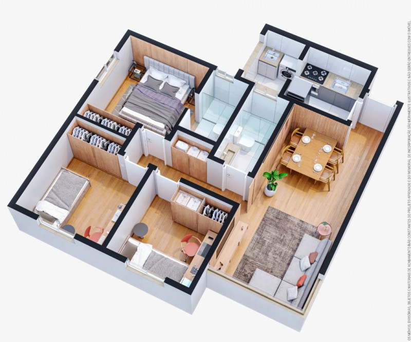 Apartamento à venda Caiçara-Adelaide com 146m² e 3 quartos por R$ 615.000 - 1558008837-6a4172be-d2fe-43cd-b47b-da21a6f0369c.jpeg