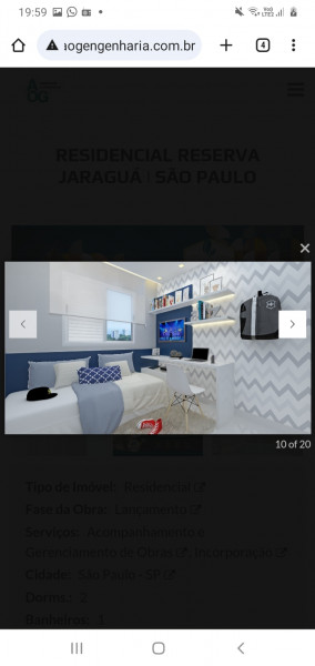 Apartamento à venda Jardim Rincão com 33m² e 2 quartos por R$ 140.000 - 1115281949-screenshot-20230710-195947-chrome.jpg