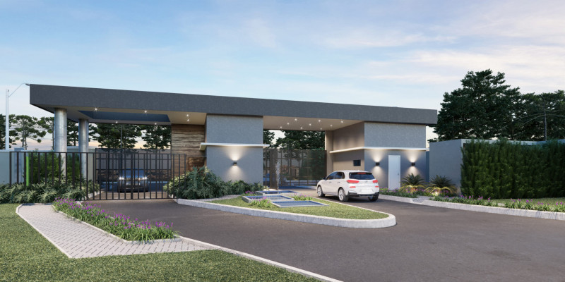 Terreno à venda Campo Pequeno com 411m² e 1 quarto por R$ 699.000 - 2048281954-imagem-sierra-vista-portaria-entardecer-1920x960.jpg