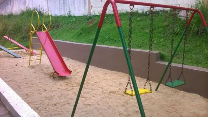 Apartamento à venda Pasqualini com 36m² e 2 quartos por R$ 110.000 - 594752954-condominio-pracinha-ao-lado-dos-saloes-de-festa.jpg