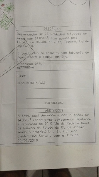 Terreno à venda Taquara com 120m² e 1 quarto por R$ 50.000 - 1137644795-acd0b1c2-10e9-4bde-8922-7d1264543cd1.jpg