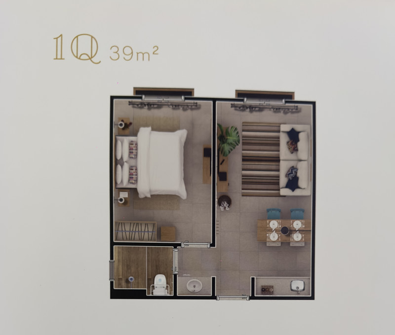 Apartamento à venda Centro com 40m² e 1 quarto por R$ 95.000 - 938760563-img-5130.jpg