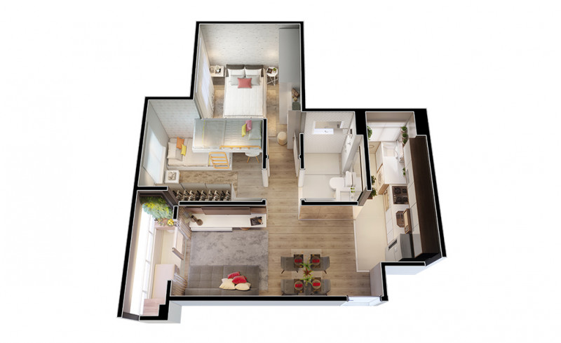 Apartamento à venda Cidade São Mateus com 44m² e 2 quartos por R$ 305.000 - 1327583978-vista-parki-planta-isometrica-lr.jpeg