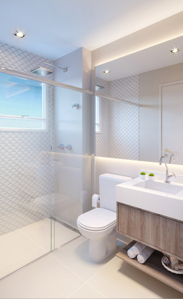 Apartamento à venda Cidade São Mateus com 44m² e 2 quartos por R$ 305.000 - 1560221283-vista-parki-banheiro-lr.jpeg