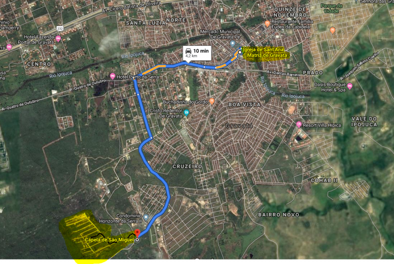 Terreno à venda Cruzeiro com 260m² e 1 quarto por R$ 55.000 - 1815929672-maps-terreno.PNG