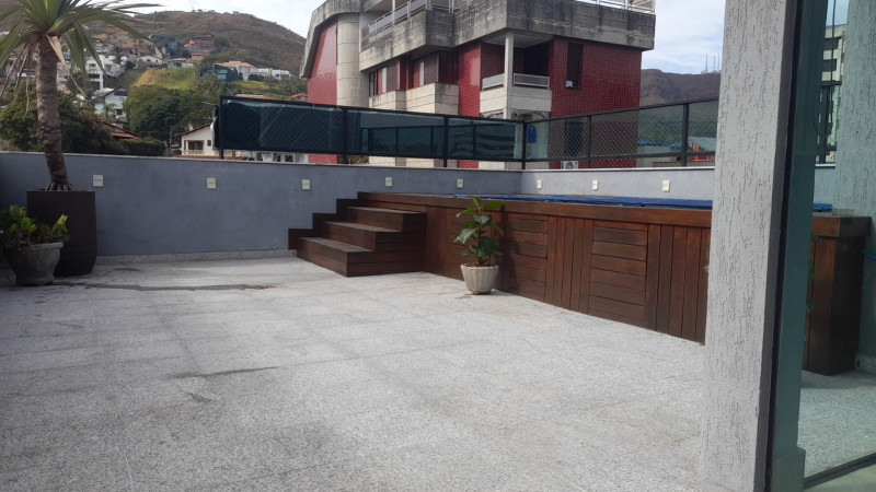 Cobertura à venda Sion com 200m² e 3 quartos por R$ 2.000.000 - 1068518709-piscina-03.jpeg