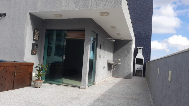 Cobertura à venda Sion com 200m² e 3 quartos por R$ 2.000.000 - 1069506333-churrasqueira.jpg