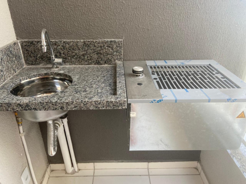 Apartamento à venda Urbanova com 51m² e 2 quartos por R$ 370.000 - 608584988-sacada-churrasqueira-e-pia.JPG