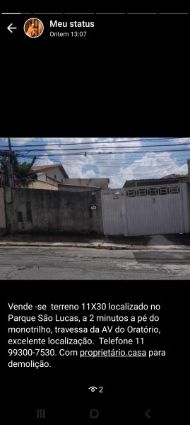 Terreno à venda Vila Paulo Silas com 311m² e 1 quarto por R$ 1.500.000 - 741511260-screenshot-20230713-100704-whatsapp.jpg