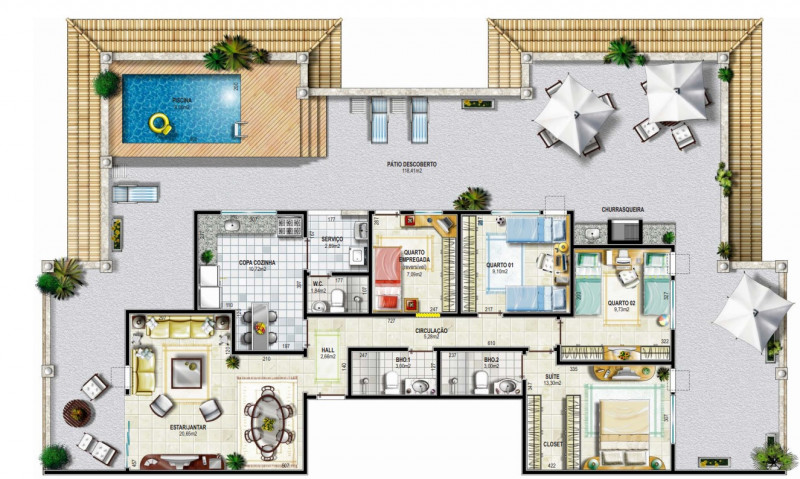 Apartamento à venda Itaipu com 220m² e 3 quartos por R$ 1.200.000 - 1906941733-planta-cobertura.jpg