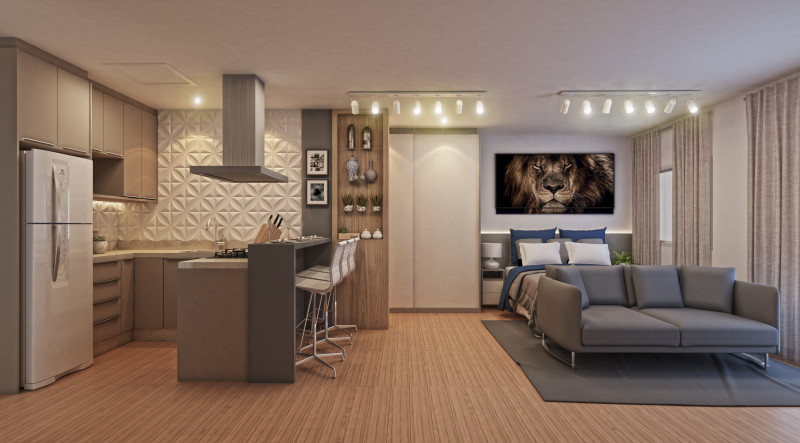 Studio à venda Kobrasol com 37m² e 1 quarto por R$ 460.000 - 1071689782-camera-2.jpg