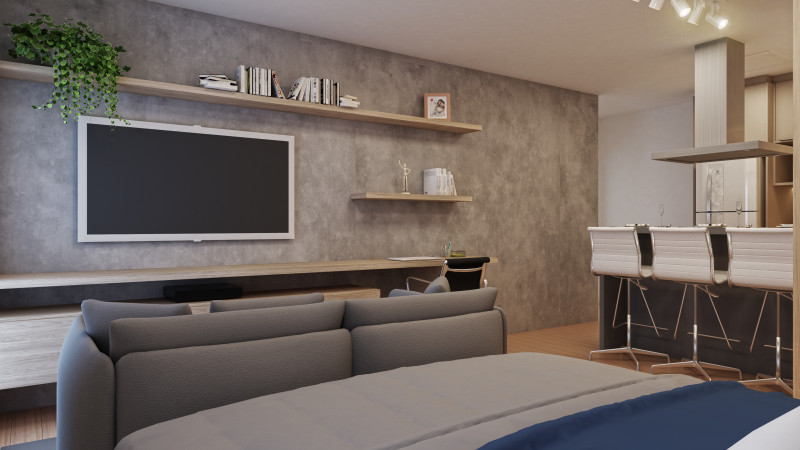 Studio à venda Kobrasol com 37m² e 1 quarto por R$ 460.000 - 1370625157-camera-4.jpg