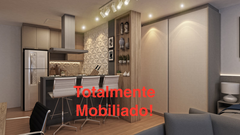 Studio à venda Kobrasol com 37m² e 1 quarto por R$ 460.000 - 1541197848-camera-1-mobiliado.jpg