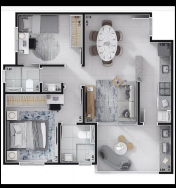 Apartamento à venda Vila Espirito Santo com 60m² e 2 quartos por R$ 65.000 - 705294951-img-7983.jpeg