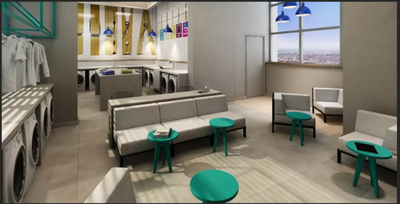 Studio à venda Centro com 32m² e 1 quarto por R$ 400.000 - 2018996997-lavanderia.PNG