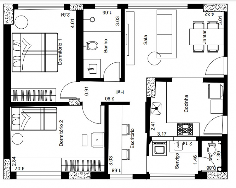 Apartamento à venda Aclimação com 71m² e 2 quartos por R$ 680.000 - 1373683577-planta-baixa.png