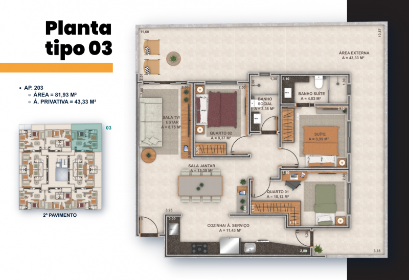Apartamento à venda Centro com 66m² e 3 quartos por R$ 350.000 - 494435394-planta-tipo-3.png