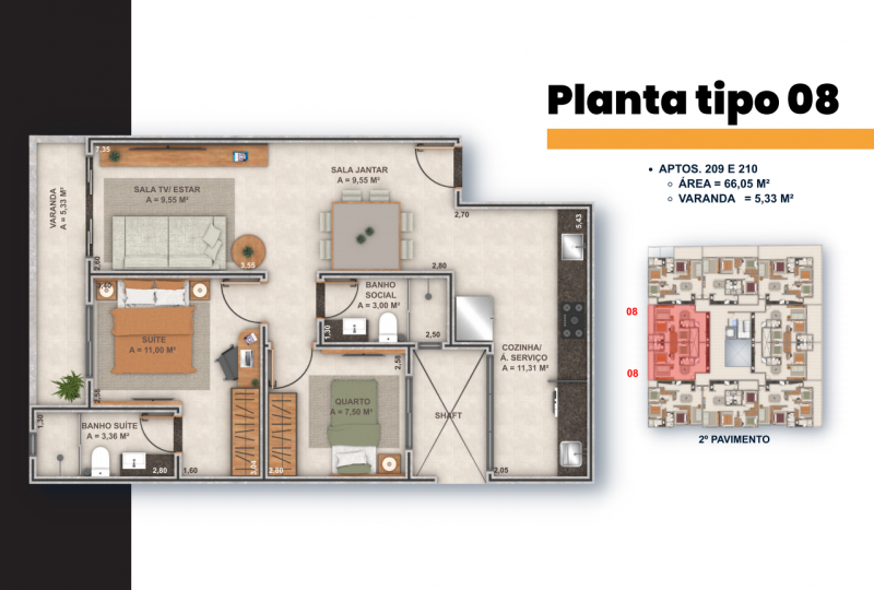 Apartamento à venda Centro com 66m² e 3 quartos por R$ 350.000 - 610963447-planta-tipo-8.png