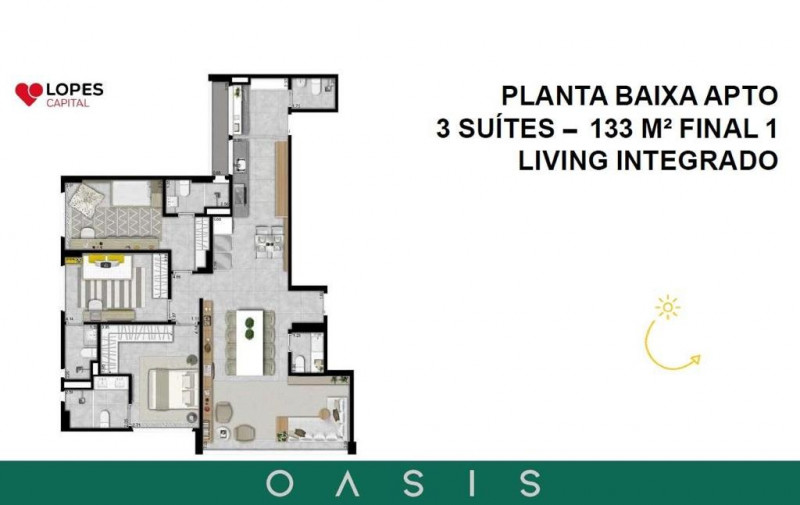 Apartamento à venda Águas Claras com 133m² e 3 quartos por R$ 1.350.000 - 1031019721-photo-2023-04-25-17-34-30.jpg
