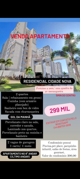 Apartamento à venda Residencial cidade nova  com 48m² e 2 quartos por R$ 299.000 - 1584190515-screenshot-2023-09-29-19-40-45-702-com.jpg