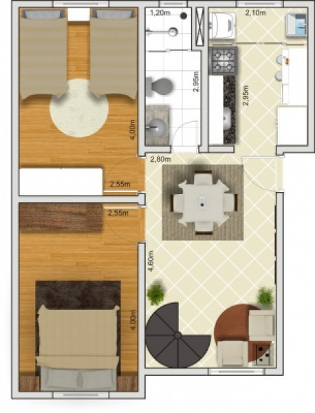 Apartamento à venda Jardim Santo Antônio com 70m² e 2 quartos por R$ 270.000 - 811750768-19.jpg